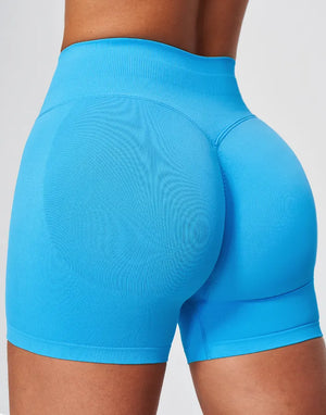 SPARK Women's Seamless High-Waisted Butt-Lifting Yoga Shorts ZC5112