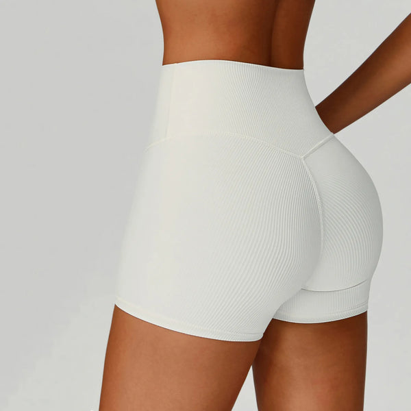 SPARK High Waist Ribbed Fitness Shorts ZC3093