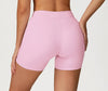 SPARK Brushed High Waist Fitness Yoga Shorts ZC4507