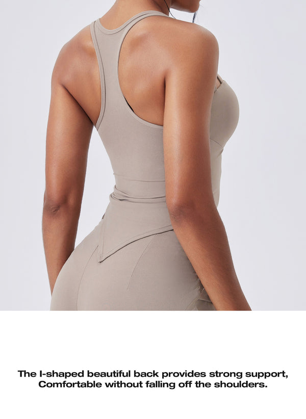 SPARK Special Double Straps Racerback Yoga Tank Top CY3290