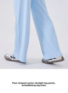 SPARK High Waist Yoga Straight Leg Pants with Drawstring CY3346