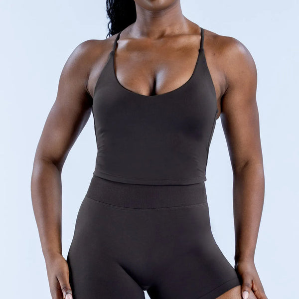 SPARK Seamless High-elastic Lycra Yoga Fitness Vest OD7398