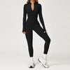 SPARK Plush Warm Stand Collar Zipper Long-sleeved Jumpsuit ZC5050