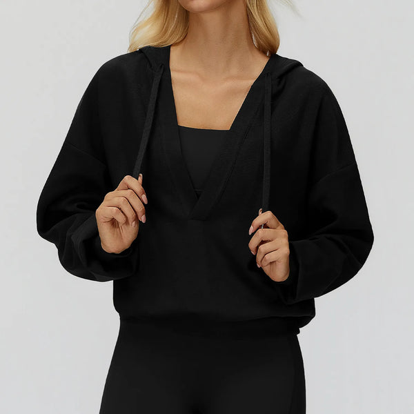 SPARK New Large Deep V Shaped Hoodie ZC9308