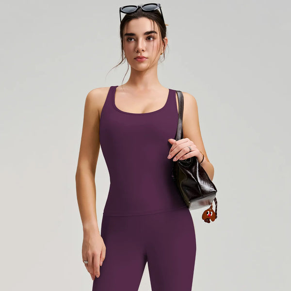 SPARK Women's Yoga Special Back Design Sports Vest RQ030