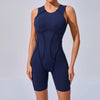 SPARK Stitching Tight Short Jumpsuit TF25100