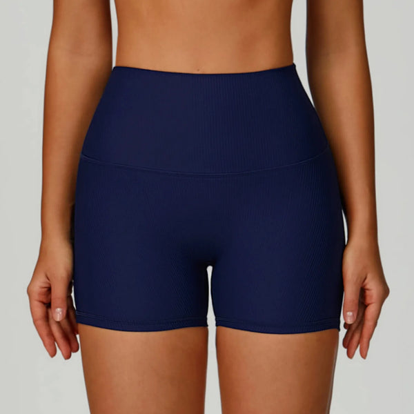 SPARK High Waist Ribbed Fitness Shorts ZC3093