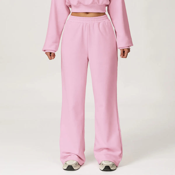 SPARK Autumn & Winter High Waist Wide Leg Sports Sweatpants ZC4507