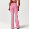 SPARK Cross High Waist Yoga Flared Pants YG2526