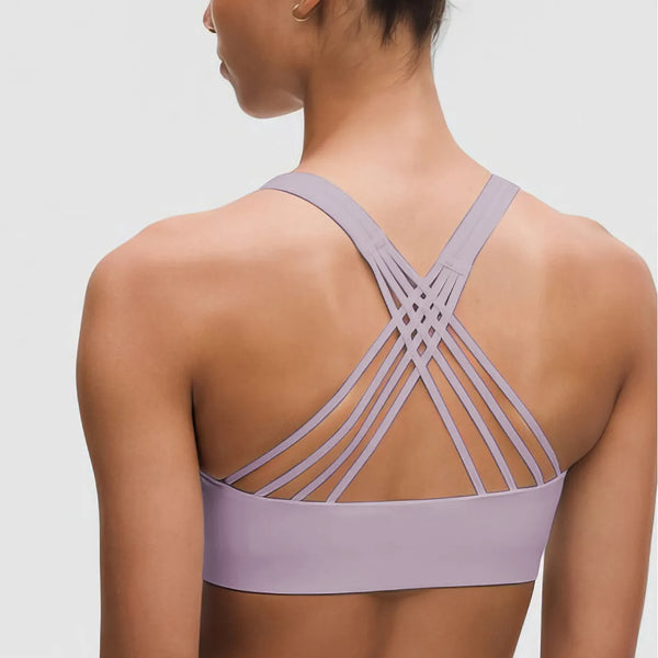 SPARK Women's Yoga Cross-strap Sports Bra RQ023