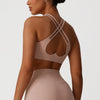 SPARK Cross Back Heart Shape Beautiful Sports Bra YG2526