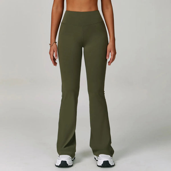 SPARK Cloud-Like High Waist Hip Lift Flared Trousers ZC3091