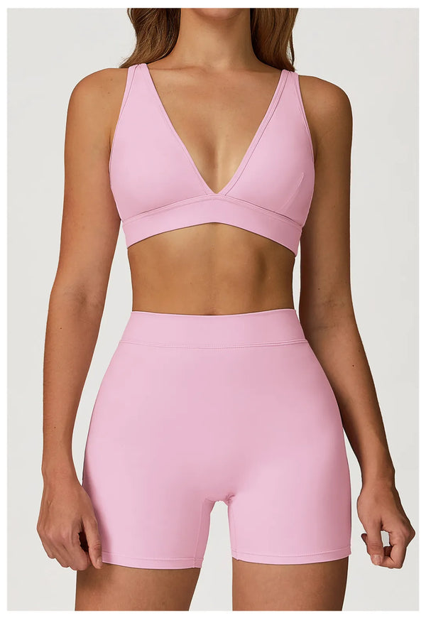 SPARK Deep V Shaped Quick-drying Yoga Fitness Bra ZC4507