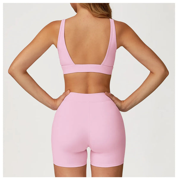 SPARK Deep V Shaped Quick-drying Yoga Fitness Bra ZC4507