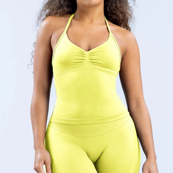 SPARK Seamless Halter Neck Sports Vest for Women RXW3003