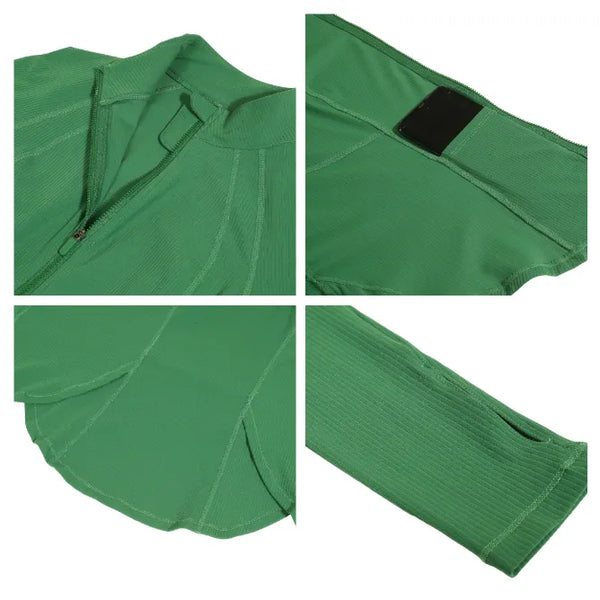 SPARK Lightweight Zipper Yoga Top SHD492