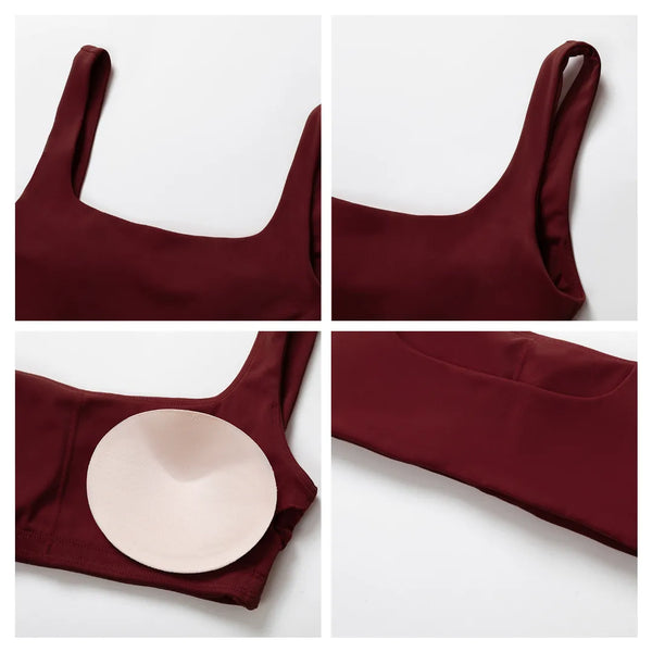 SPARK Quick Dry Square Neck Sports Bra ZC9177