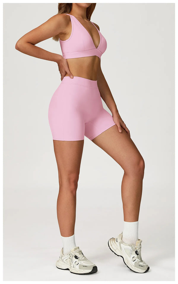 SPARK Brushed High Waist Fitness Yoga Shorts ZC4507