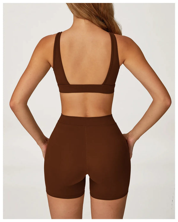 SPARK Deep V Shaped Quick-drying Yoga Fitness Bra ZC4507