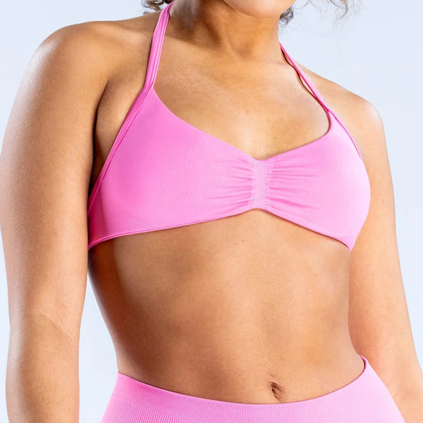 SPARK Seamless High-elastic Halter Neck Fitness Bra for Women RXW3003