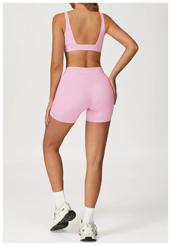 SPARK Brushed High Waist Fitness Yoga Shorts ZC4507