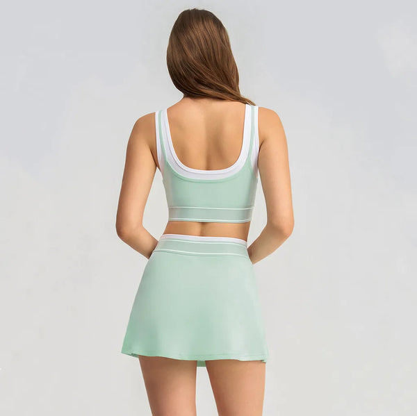 SPARK New Fake Two-Piece Tennis Skirt Yoga Suit QY6531