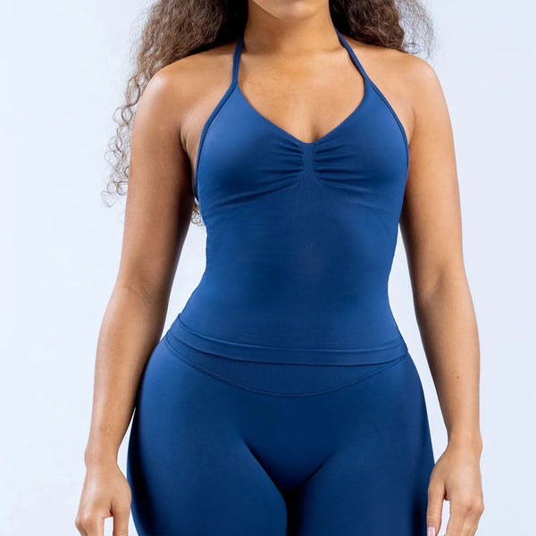 SPARK Seamless Halter Neck Sports Vest for Women RXW3003