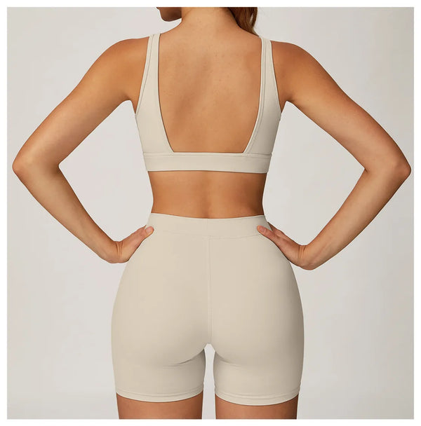 SPARK Deep V Shaped Quick-drying Yoga Fitness Bra ZC4507