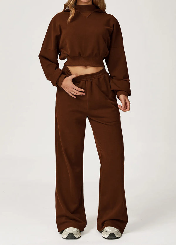 SPARK Autumn & Winter High Waist Wide Leg Sports Sweatpants ZC4507