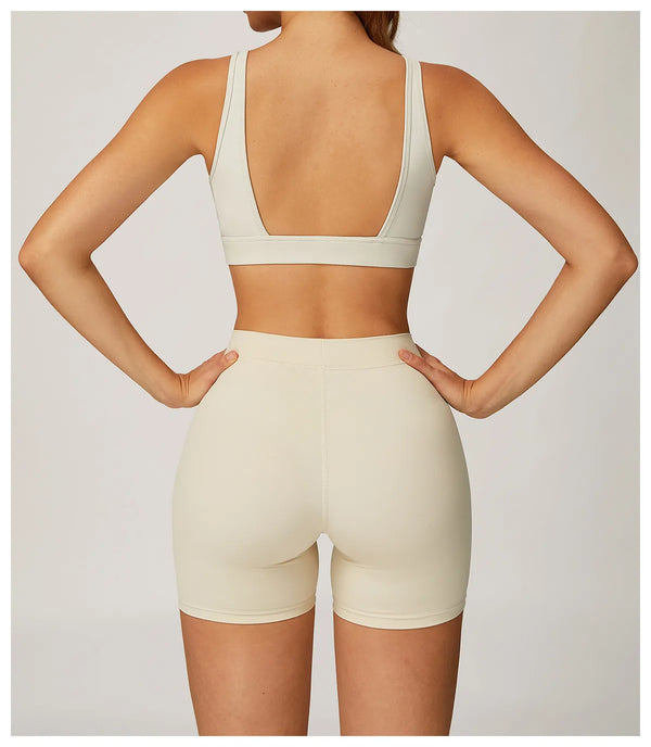 SPARK Brushed High Waist Fitness Yoga Shorts ZC4507