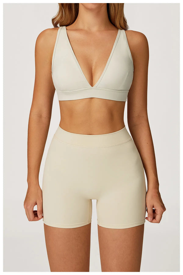 SPARK Brushed High Waist Fitness Yoga Shorts ZC4507