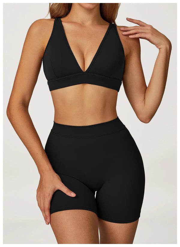 SPARK Brushed High Waist Fitness Yoga Shorts ZC4507