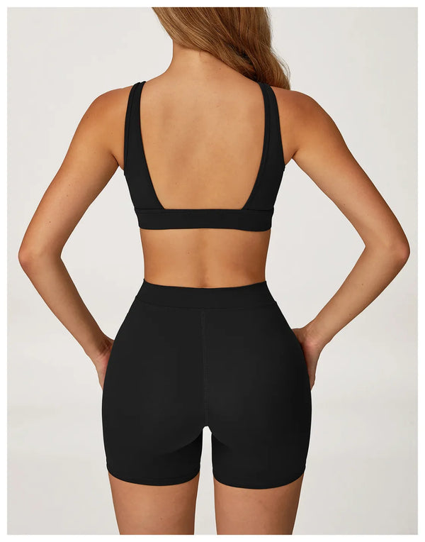 SPARK Deep V Shaped Quick-drying Yoga Fitness Bra ZC4507