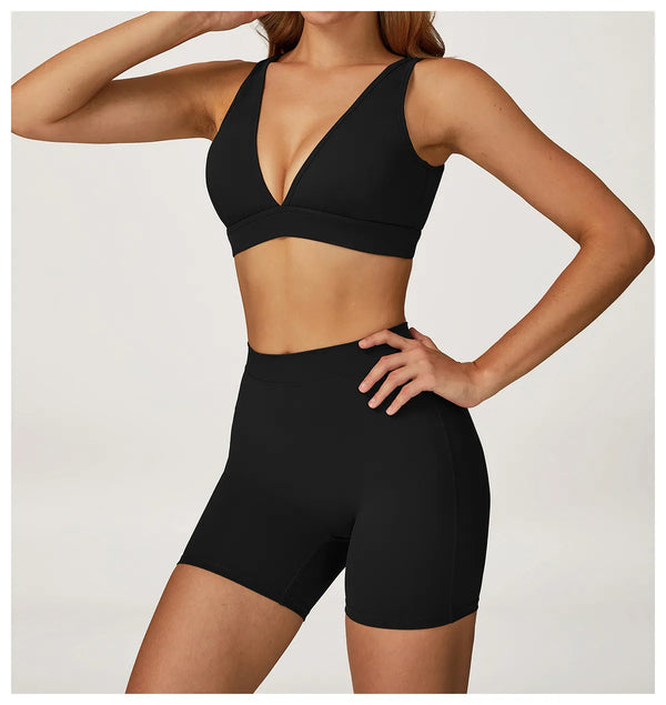 SPARK Brushed High Waist Fitness Yoga Shorts ZC4507