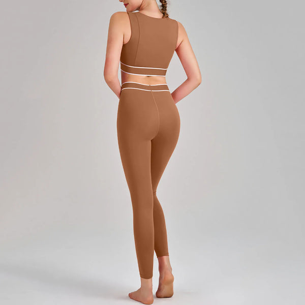 SPARK New Yoga Suit High Waist Two Piece Fitness Set QY6010