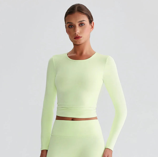 SPARK Recycled Slim Fit Yoga Long Sleeve Top LQ8016