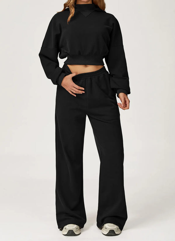 SPARK Autumn & Winter High Waist Wide Leg Sports Sweatpants ZC4507