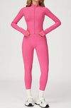 SPARK Stand Collar Zipper Yoga Jacket For Women ZC4513