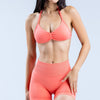 SPARK Seamless High-elastic Halter Neck Fitness Bra for Women RXW3003