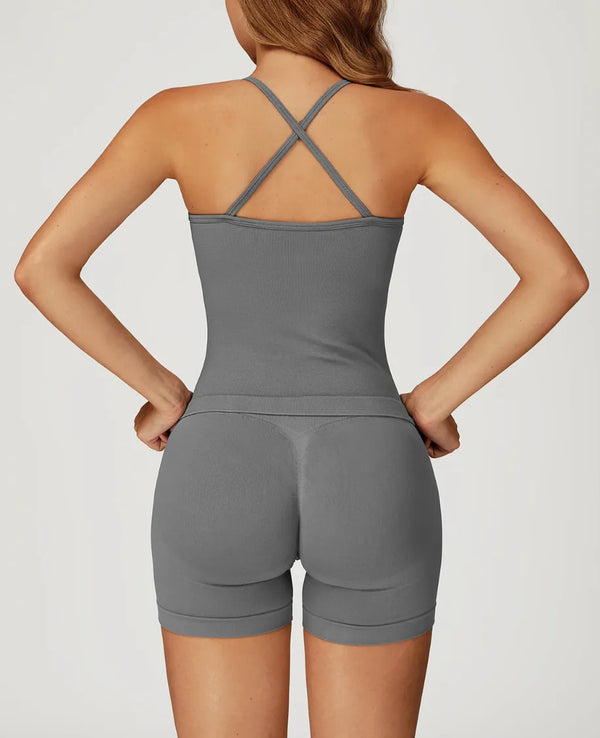 SPARK Seamless New Cross-strap Beautiful Back Yoga Vest ZC4513