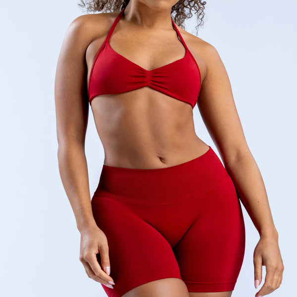 SPARK Seamless High-elastic Halter Neck Fitness Bra for Women RXW3003