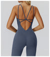 SPARK Butterfly Back Yoga Flared Jumpsuit For Women ZC9506