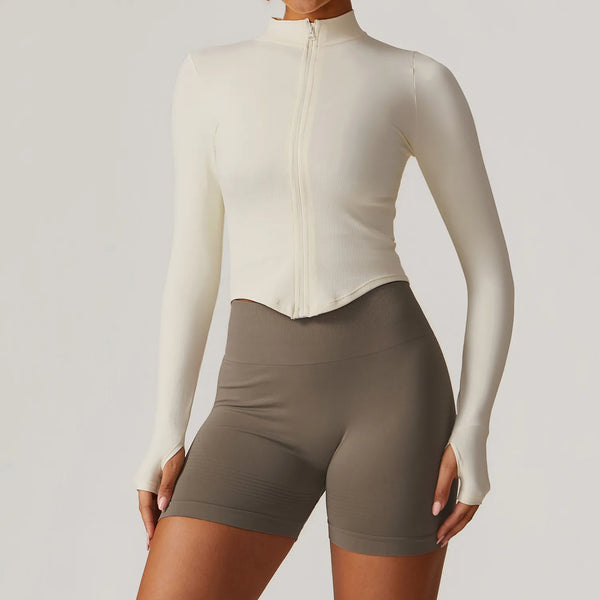 SPARK Long Sleeve Zipper Top ZC7725