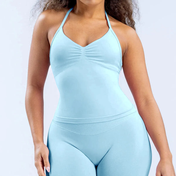 SPARK Seamless Halter Neck Sports Vest for Women RXW3003