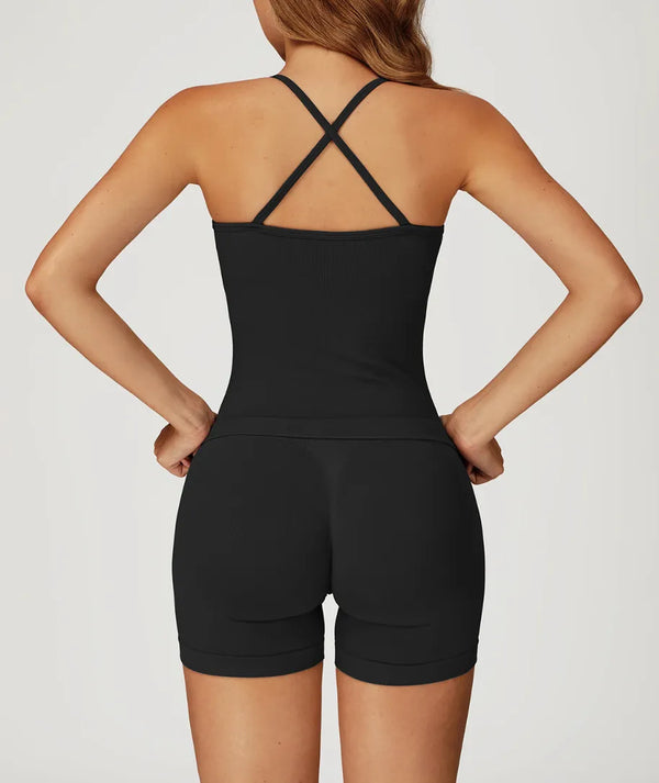 SPARK Seamless New Cross-strap Beautiful Back Yoga Vest ZC4513