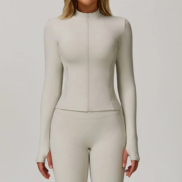 SPARK Zipper Long Sleeve Quick-drying Yoga Jacket ZC9000