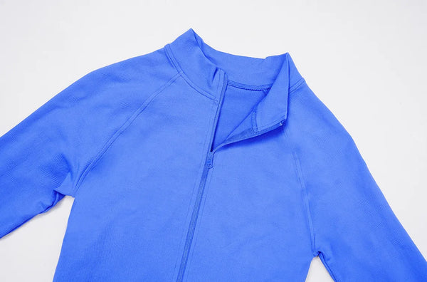 SPARK Stand Collar Zipper Yoga Jacket For Women ZC4513