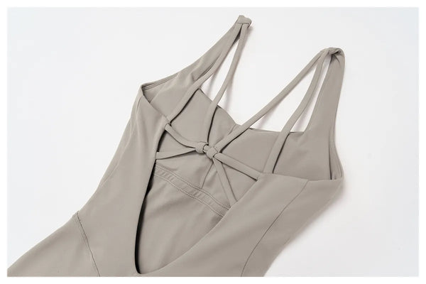 SPARK Butterfly Back Yoga Flared Jumpsuit For Women ZC9506