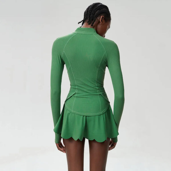 SPARK Lightweight Zipper Yoga Top SHD492