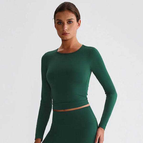 SPARK Recycled Slim Fit Yoga Long Sleeve Top LQ8016